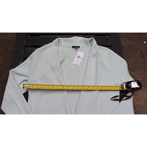 New w/Tags Eileen Fisher ICE BLUE -Angle Jacket in Peruvian Cotton Interlock Med - Picture 7 of 11